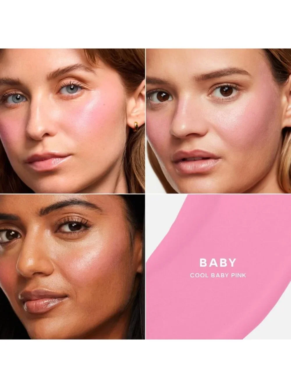 Travel Size Mini Dew Liquid Blush for Cheeks - Lightweight, Hydrating Formula